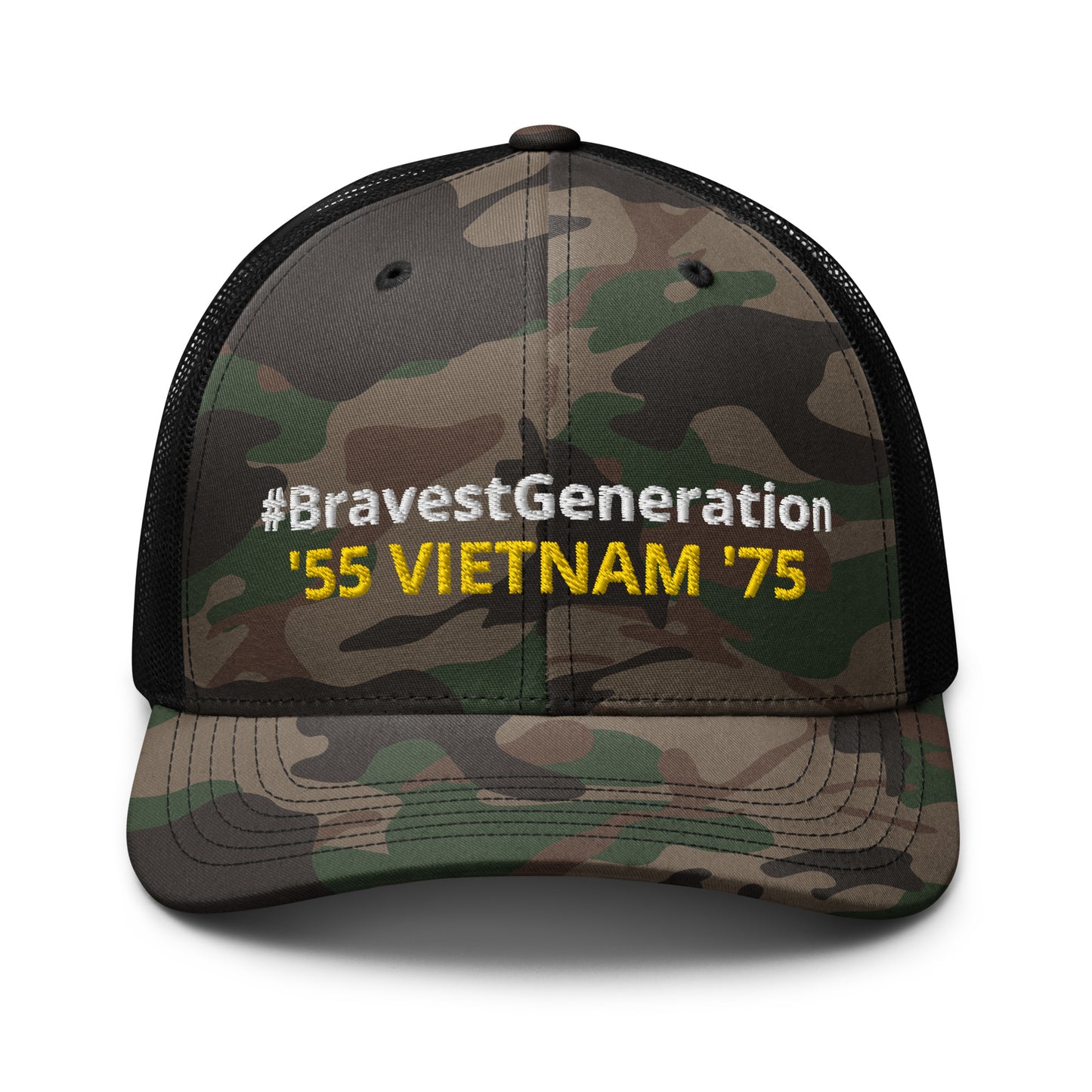 Bravest Generation Camo Hat