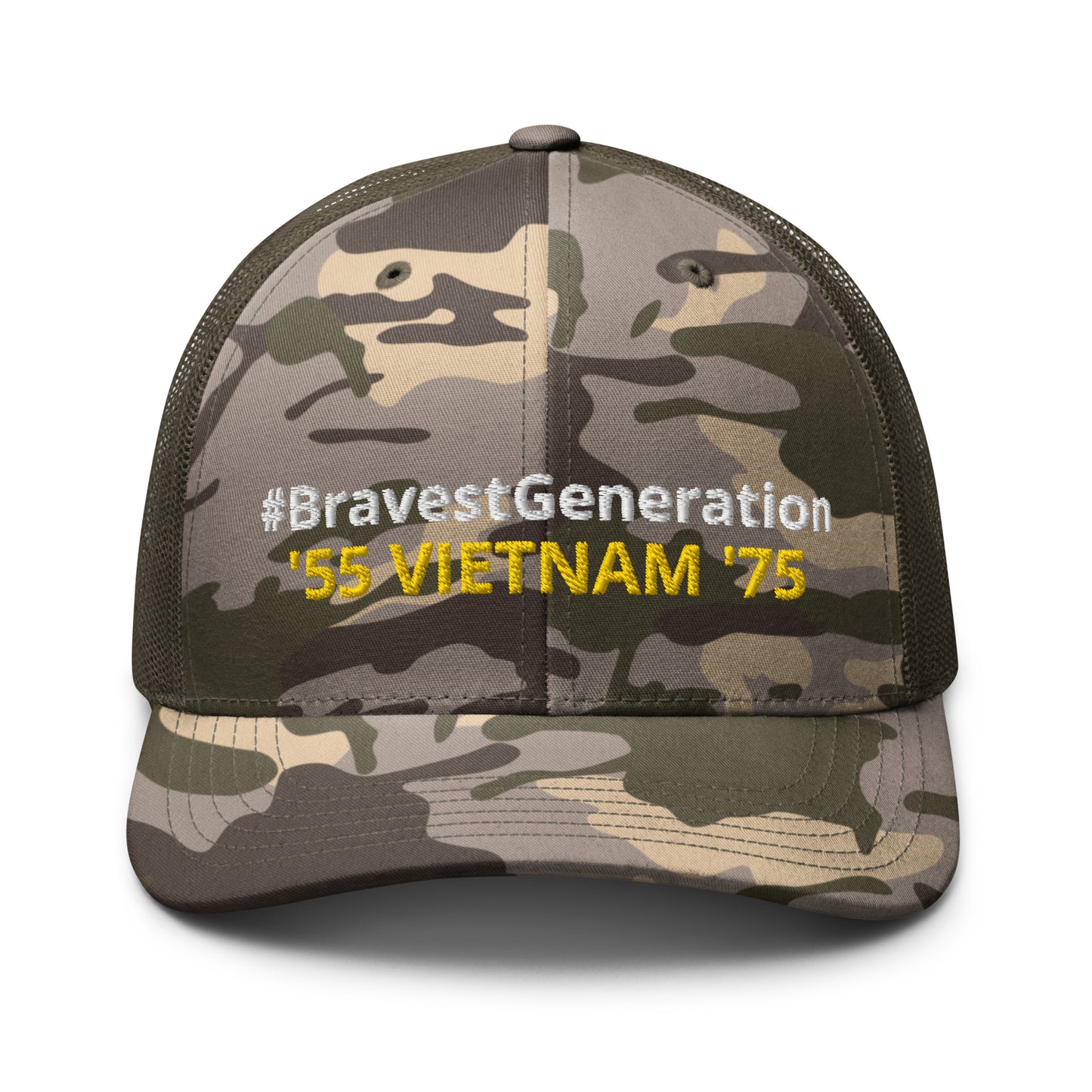 Bravest Generation Camo Hat