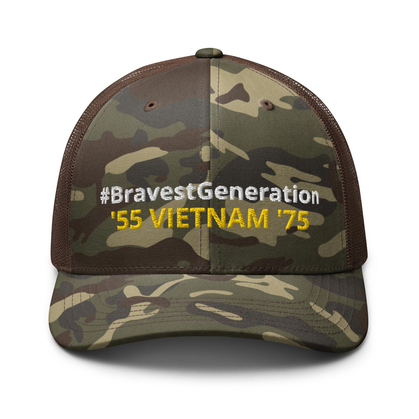 Bravest Generation Camo Hat