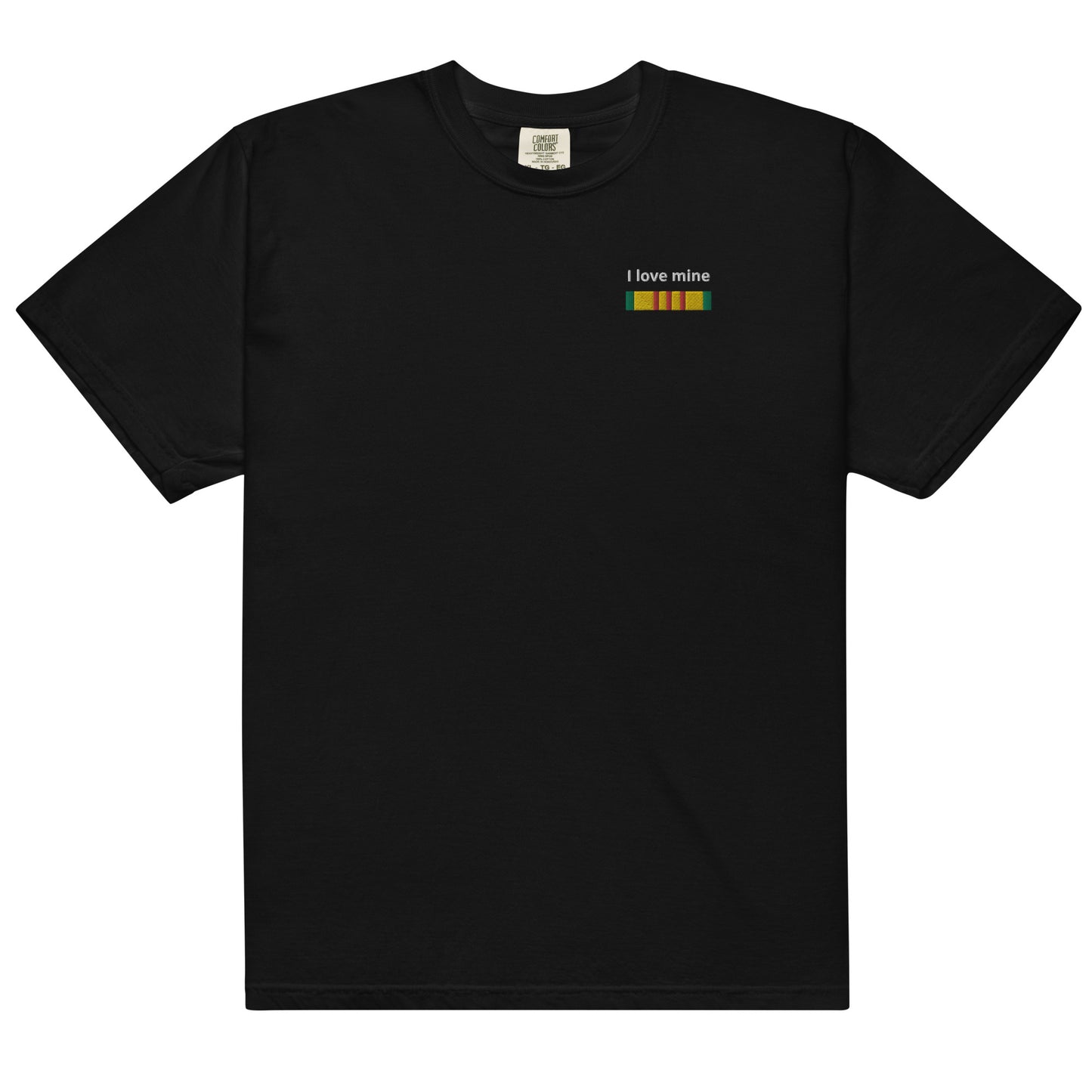 "I Love Mine" (Vietnam Veteran) heavyweight t-shirt